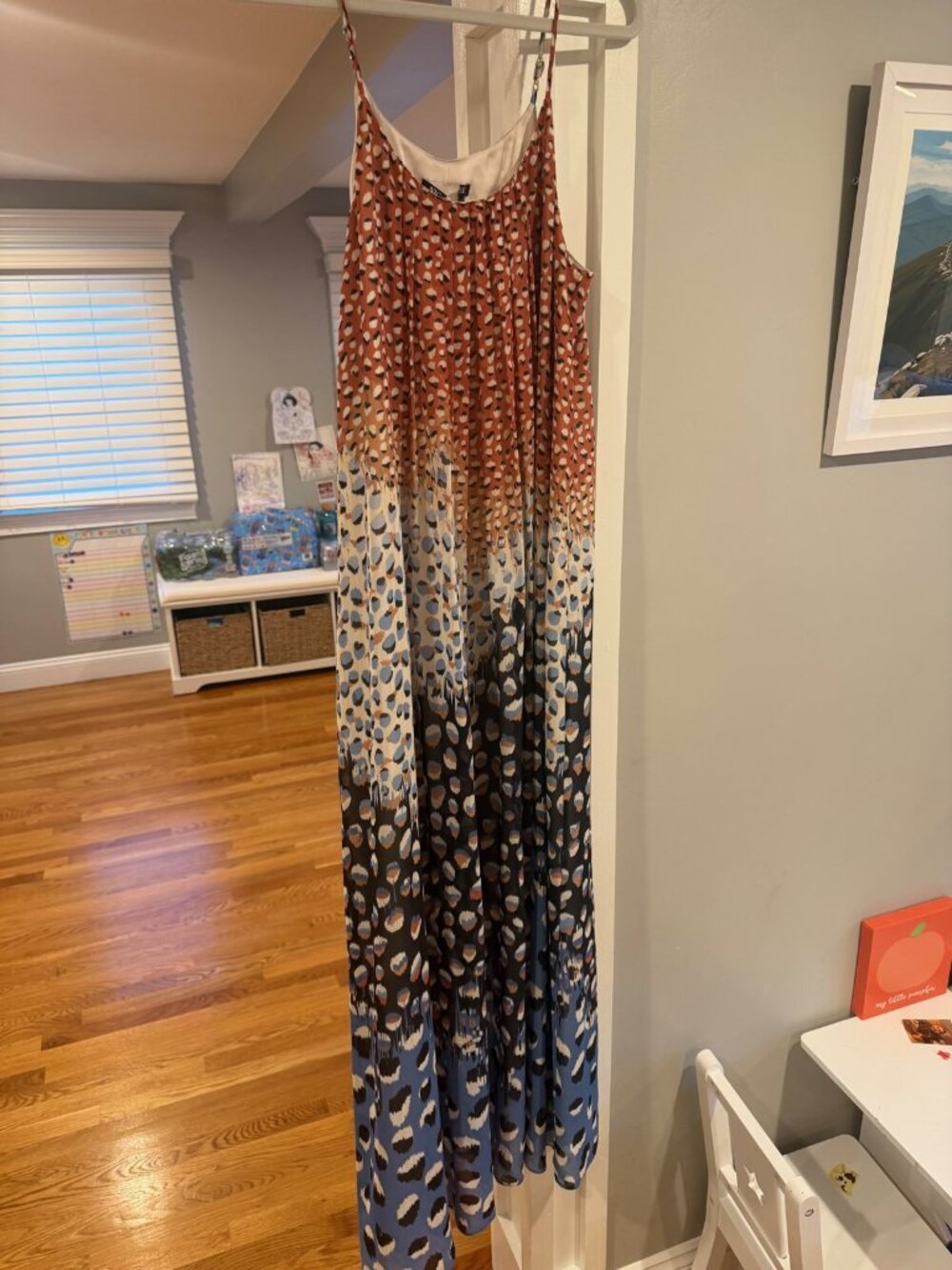 Nic+Zoe Spotted Ombre Sleeveless Maxi Dress